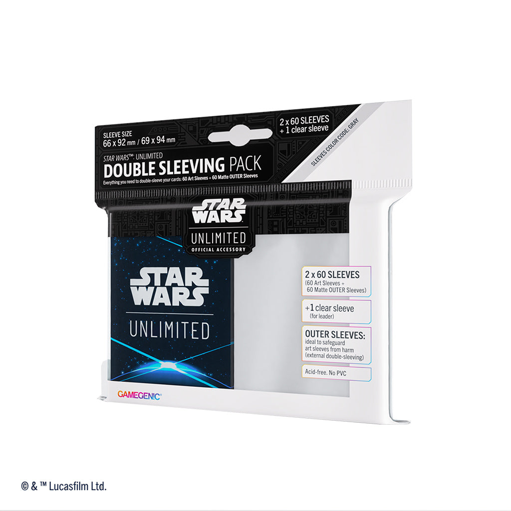 Star Wars: Unlimited Art Sleeves Double Sleeving Pack - Space Blue | CCGPrime