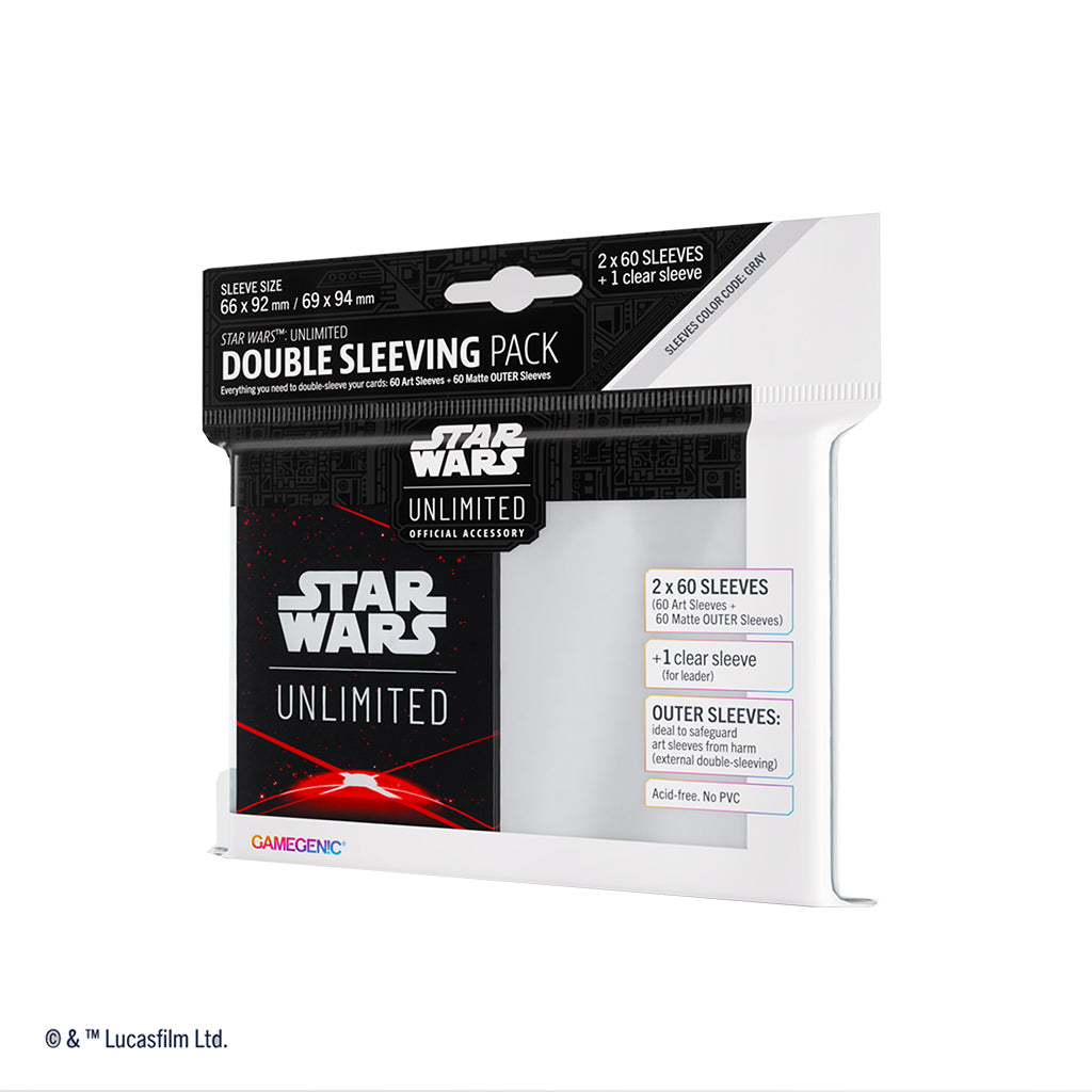 Star Wars: Unlimited Art Sleeves Double Sleeving Pack - Space Red | CCGPrime