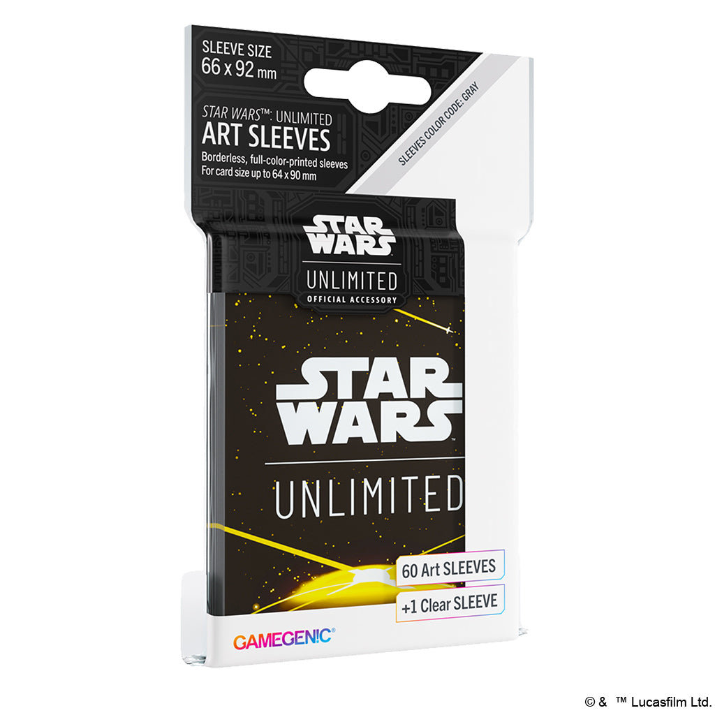 Star Wars: Unlimited Art Sleeve Card Back Yellow | CCGPrime