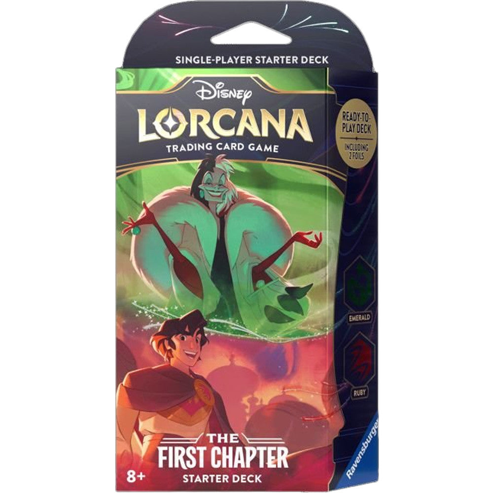 Disney Lorcana: The First Chapter Starter Deck (Emerald & Ruby) - The First Chapter | CCGPrime