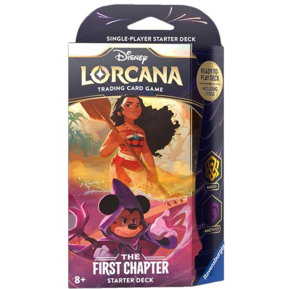 Disney Lorcana: The First Chapter Starter Deck (Amber & Amethyst) - The First Chapter | CCGPrime