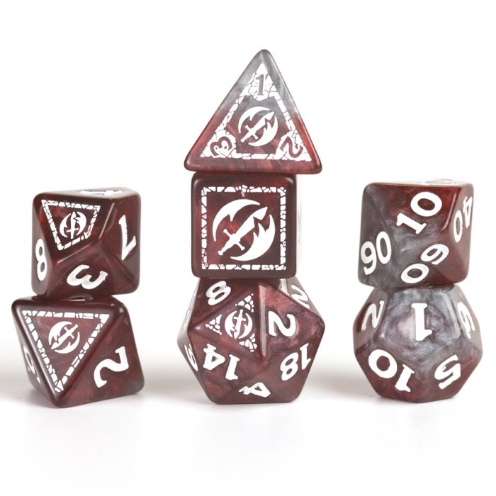 D&D Adventure Dice: Fighter (Red) | CCGPrime