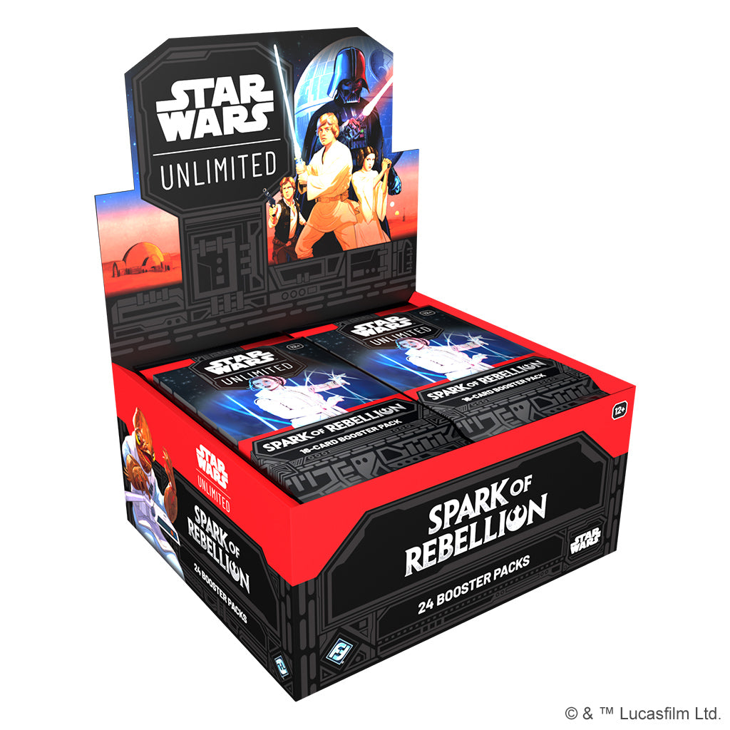 Star Wars: Unlimited - Spark of Rebellion Booster Display | CCGPrime