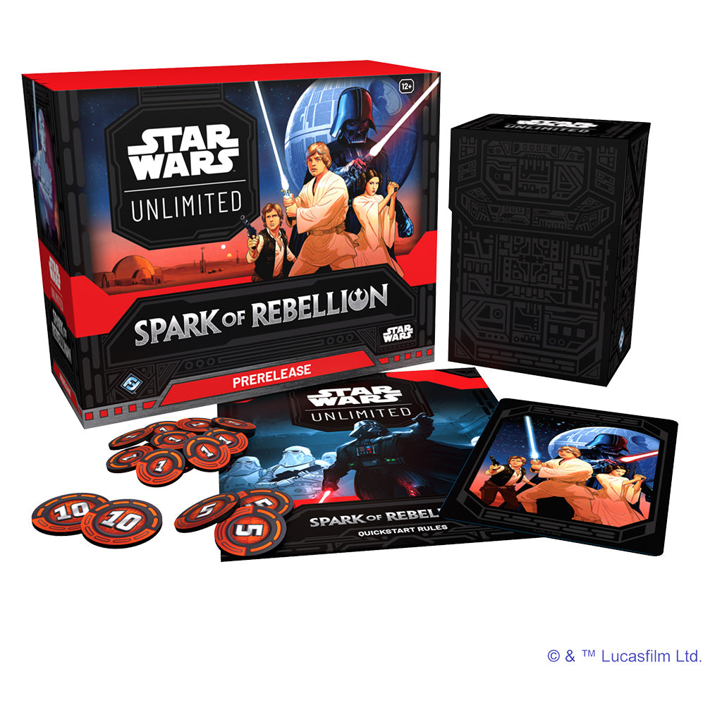 Star Wars: Unlimited - Spark of Rebellion Prerelease Box | CCGPrime