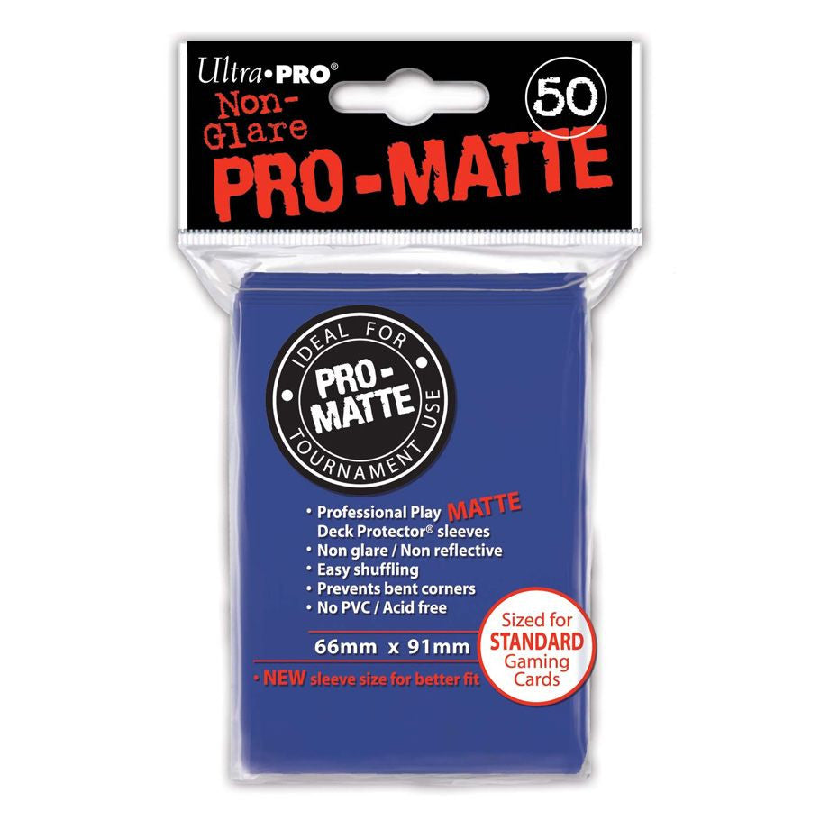 Deck Protector: PRO: Matte Blue (50) | CCGPrime