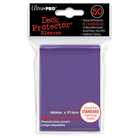 Deck Protector: PRO: Gloss Solid Purple (50) | CCGPrime
