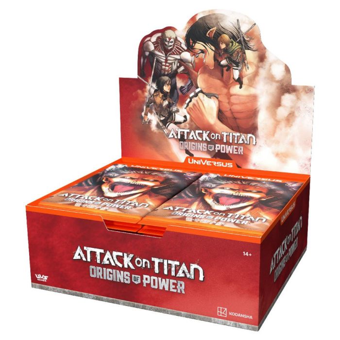 UniVersus: Attack on Titan: Origins of Power: Booster Display | CCGPrime