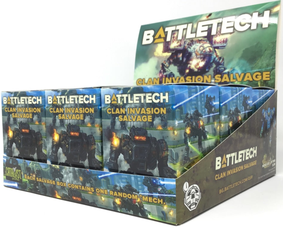 Battletech: Clan Invasion Salvage Display | CCGPrime