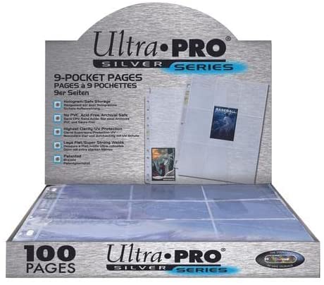 Ultra Pro 9-Pocket Silver Series Pages for Standard Size Cards | CCGPrime