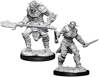 Dungeons & Dragons Nolzur`s Marvelous Unpainted Miniatures: W15 Bugbear Barbarian Male & Bugbear Rogue Female | CCGPrime