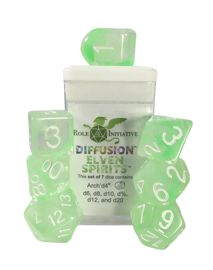 SET OF 7 DICE: Diffusion Elven Spirits | CCGPrime