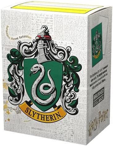 Dragon Shield Sleeves – Brushed Art: Harry Potter Slytherin 100 CT | CCGPrime