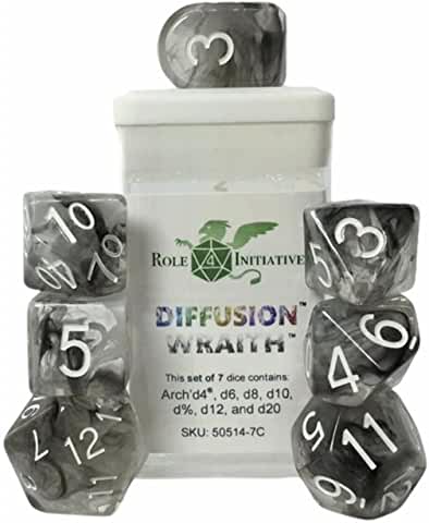 SET OF 7 DICE: DIFFUSION WRAITH W/ ARCH'D4 | CCGPrime
