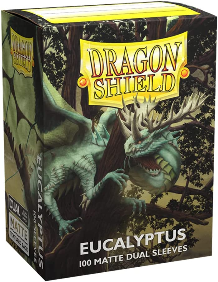 Dragon Shield Standard Size Card Sleeves – Matte Dual Eucalyptus 100CT | CCGPrime