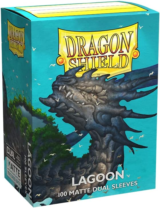 Dragon Shield Standard Size Card Sleeves – Matte Dual Lagoon 100CT | CCGPrime