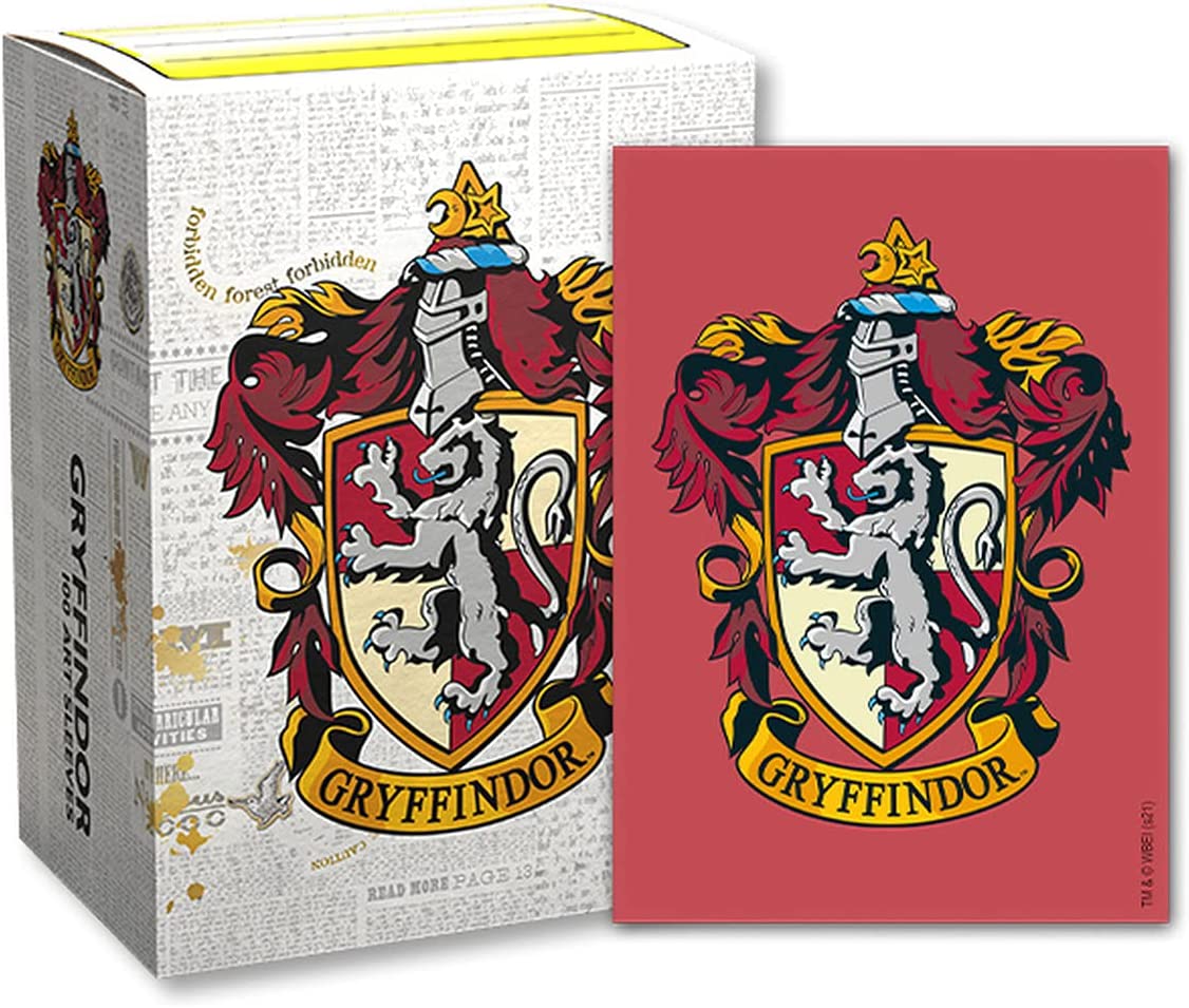 Dragon Shield Sleeves – Brushed Art: Harry Potter Gryffindor 100 CT | CCGPrime