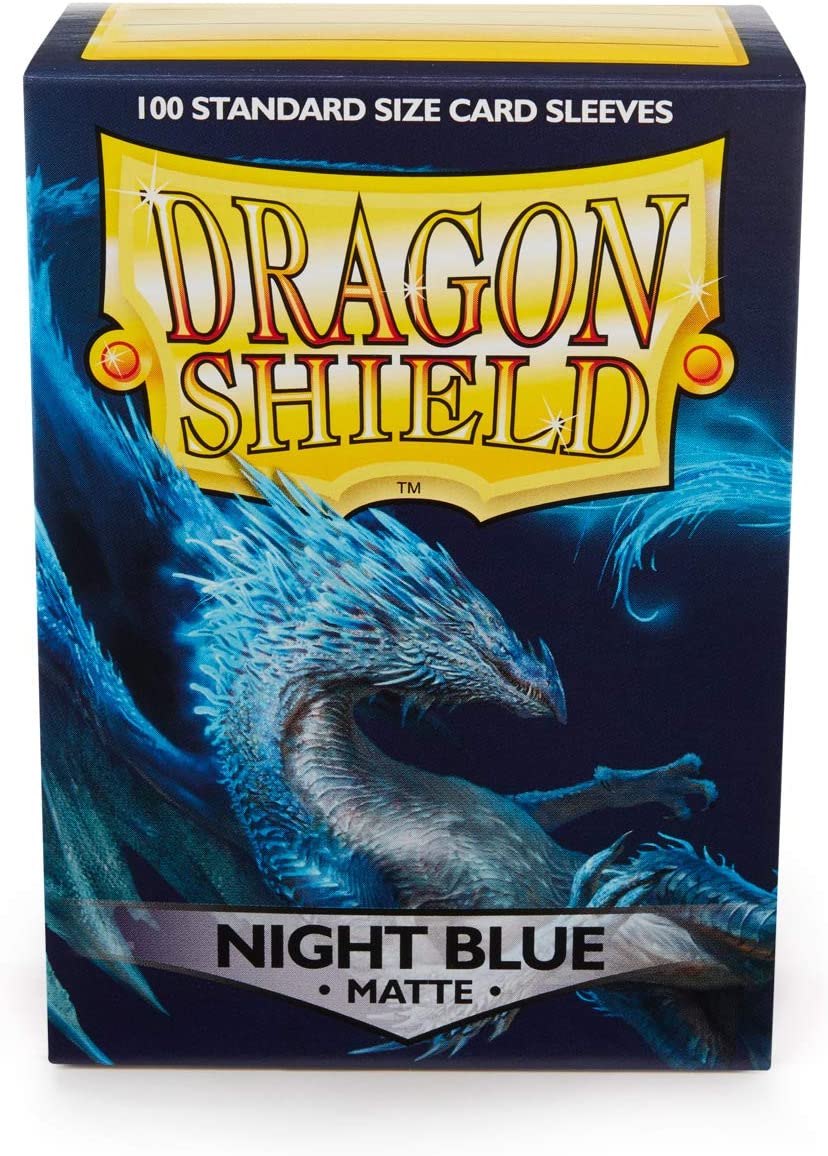 Dragon Shield Standard Size Sleeves – Matte Night Blue 100CT | CCGPrime