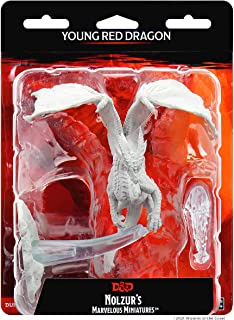 Dungeons & Dragons Nolzur`s Marvelous Unpainted Miniatures: W11 Young Red Dragon | CCGPrime