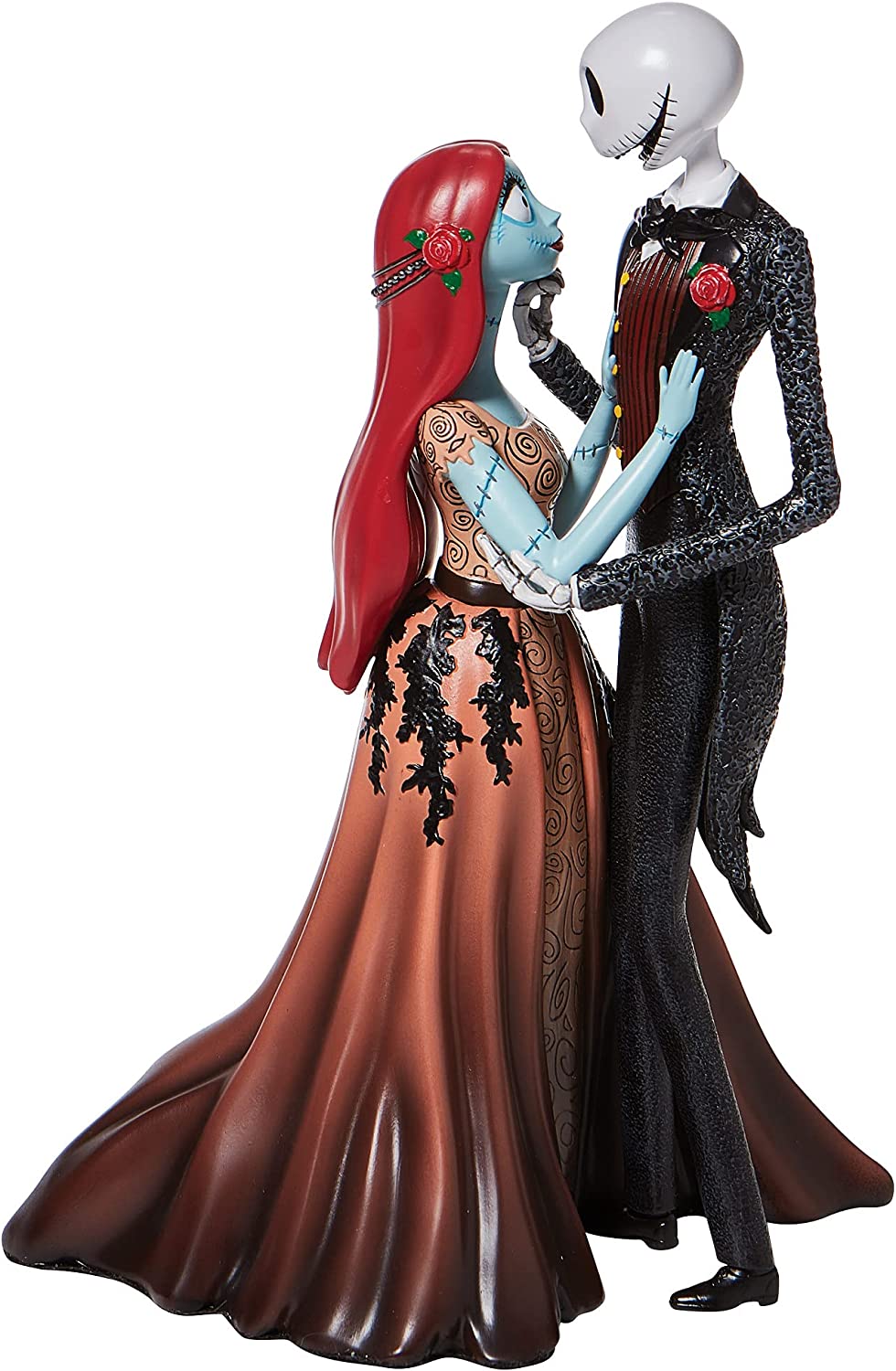 Enesco Disney Showcase Couture de Force The Nightmare Before Christmas Jack and Sally Embracing Figurine, 9.5 Inch | CCGPrime