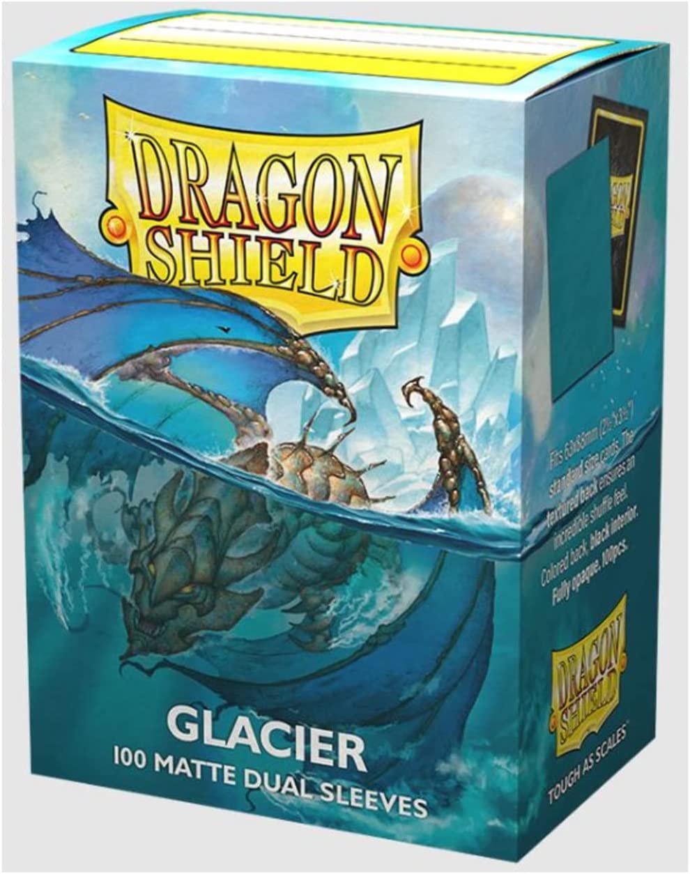 Dragon Shield Sleeves – Matte Dual: Glacier 100 CT | CCGPrime