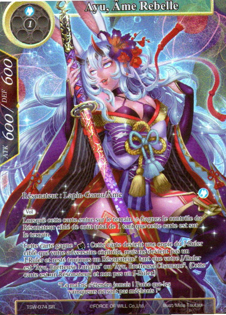 Rebellious Soul, Ayu (Full Art) - The Time Spinning Witch (TSW) (Foreign) | CCGPrime