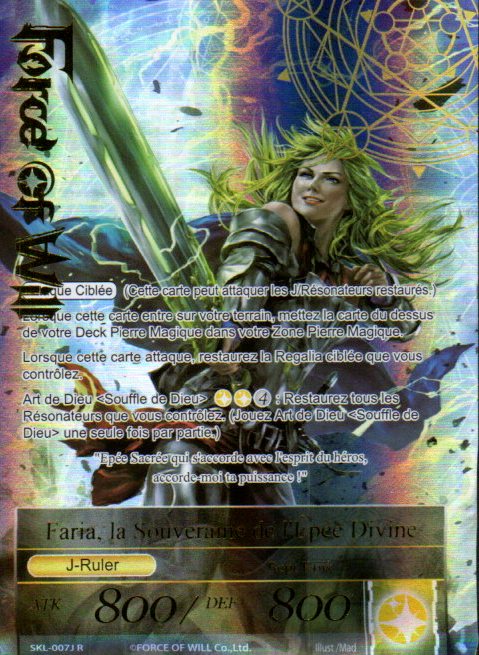 Faria, the Sacred Queen // Faria, the Ruler of God Sword (Full Art) - The Seven Kings of the Lands (SKL) (Foreign) | CCGPrime