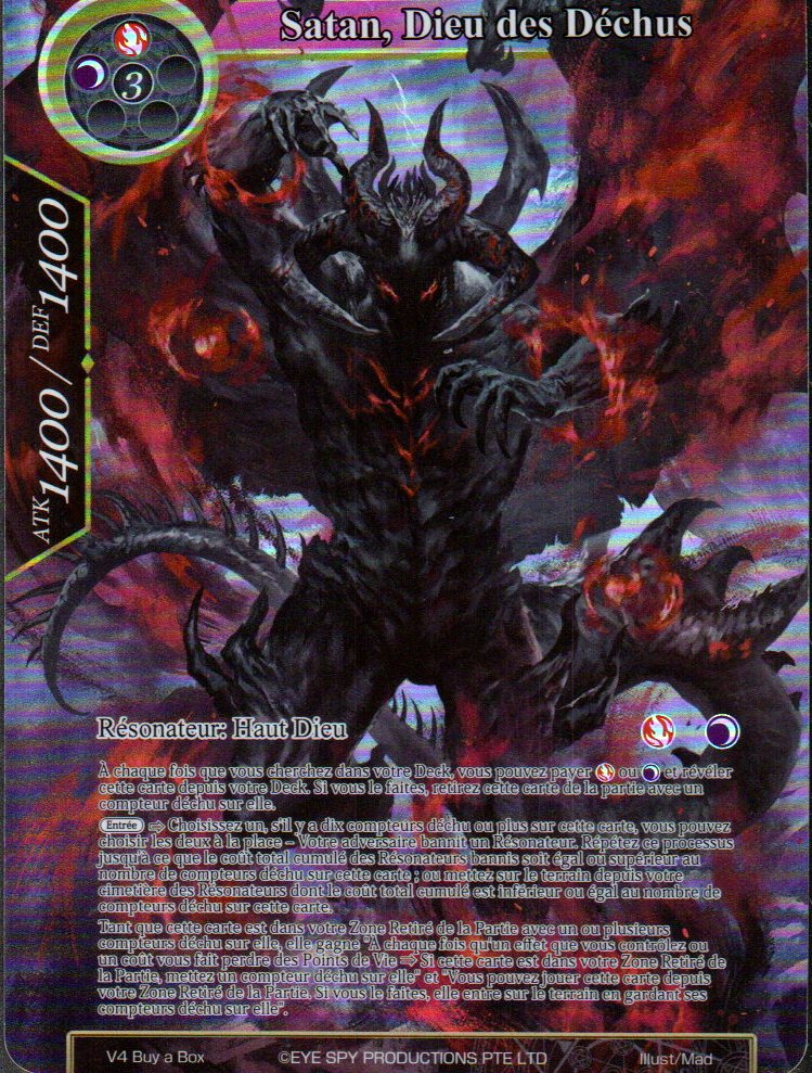 Satan, God of the Fallen (Full Art) - The Decisive Battle of Valhalla (DBV) (Foreign) | CCGPrime