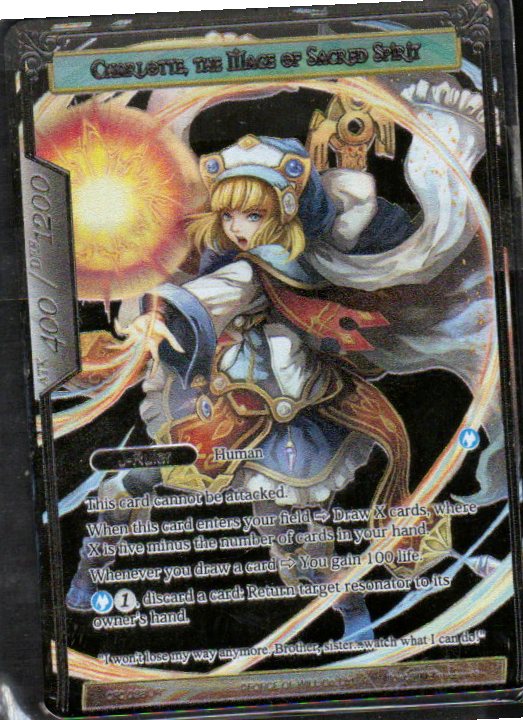 Charlotte, Determined Girl // Charlotte, the Mage of Sacred Spirit - Promo Cards (Prize) (Metal) (Silver) | CCGPrime