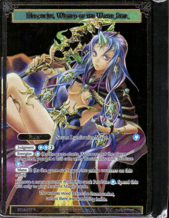 Mercurius, Wizard of the Water Star // Mercurius, Dark Commander of Ice - Promo Cards (Prize) (Metal) (Silver) | CCGPrime