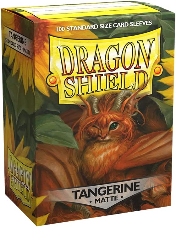 Dragon Shield Sleeves - 11030 TANGERINE MATTE 100 CT | CCGPrime
