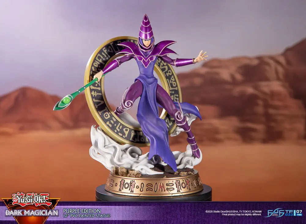 Yu-Gi-Oh! Dark Magician PVC Statue (Purple Variant) | CCGPrime