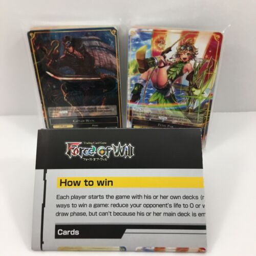 Force of Will TCG Peter Pan and Captain Hook Promo Demo Decks – CCGPrime